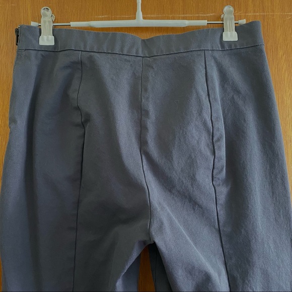 Everlane Side-Zip Stretch Cotton Ankle Pant in Slate Gray Size 6 - Picture 6 of 6